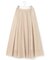 【洗える】グロッシーボイル タック スカート