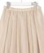 【洗える】グロッシーボイル タック スカート