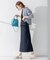 【CLASSY.コラボ/洗える】シャツアンサンブル ワンピース