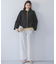 【CLASSY.2月号掲載/洗える】TRストレッチギャバ ワイドパンツ