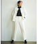 【CLASSY.2月号掲載/洗える】TRストレッチギャバ ワイドパンツ