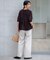 【CLASSY.2月号掲載/洗える】TRストレッチギャバ ワイドパンツ