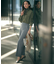 【CLASSY.2月号掲載/洗える】TRストレッチギャバ ワイドパンツ