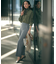 【CLASSY.2月号掲載/洗える】TRストレッチギャバ ワイドパンツ