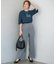 【CLASSY.2月号掲載/洗える】TRストレッチギャバ ワイドパンツ