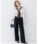 【CLASSY.2月号掲載/洗える】TRストレッチギャバ ワイドパンツ