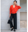 【CLASSY.2月号掲載/洗える】TRストレッチギャバ ワイドパンツ