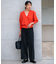【CLASSY.2月号掲載/洗える】TRストレッチギャバ ワイドパンツ