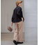 【CLASSY.2月号掲載/洗える】TRストレッチギャバ ワイドパンツ
