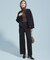 【CLASSY.2月号掲載/洗える】TRストレッチギャバ ワイドパンツ