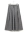【洗える】ナイロンチェックタフタ タックスカート