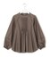 【SLOW/一部店舗限定】ウォッシュドコットンストレッチ ブラウス