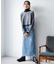 【洗える】ツインニットクロップド ニットベスト