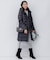 【VERY12月号掲載/新色追加/洗える/撥水加工】シレータフタ ロング ダウンコート