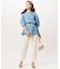 【Oggi4月号掲載/洗える】23区DENIM ライトダンガリー ブラウス