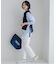 【Oggi4月号掲載/洗える】CANCLINI バンドカラー シャツ