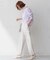 【Oggi4月号掲載/洗える】シルキーストレッチ パラシュートパンツ