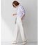 【Oggi4月号掲載/洗える】シルキーストレッチ パラシュートパンツ