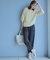 【Oggi4月号掲載/洗える】シルキーストレッチ パラシュートパンツ