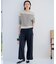 【Oggi4月号掲載/洗える】シルキーストレッチ パラシュートパンツ