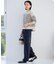 【Oggi4月号掲載/洗える】シルキーストレッチ パラシュートパンツ