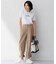 【Oggi4月号掲載/洗える】シルキーストレッチ パラシュートパンツ