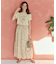 【SLOW/一部店舗限定】ボタニカルプリント スカート