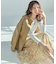 【SLOW/一部店舗限定】ボタニカルプリント スカート