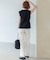 【CLASSY.6月号掲載/洗える】リネンレーヨンストレッチ ワイドパンツ