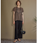 【CLASSY.6月号掲載/洗える】リネンレーヨンストレッチ ワイドパンツ