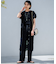 【CLASSY.6月号掲載/洗える】リネンレーヨンストレッチ ワイドパンツ