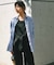 【CLASSY.6月号掲載/洗える】リネンレーヨンストレッチ ワイドパンツ