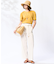 【CLASSY.6月号掲載/洗える】リネンレーヨンストレッチ ワイドパンツ