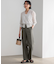 【CLASSY.6月号掲載/洗える】リネンレーヨンストレッチ ワイドパンツ