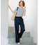 【CLASSY.6月号掲載/洗える】リネンレーヨンストレッチ ワイドパンツ