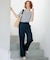 【CLASSY.6月号掲載/洗える】リネンレーヨンストレッチ ワイドパンツ
