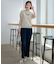 【CLASSY.6月号掲載/洗える】リネンレーヨンストレッチ ワイドパンツ