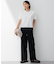 【CLASSY.6月号掲載/洗える】リネンレーヨンストレッチ ワイドパンツ
