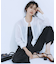 【CLASSY.6月号掲載/洗える】リネンレーヨンストレッチ ワイドパンツ