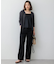 【CLASSY.6月号掲載/洗える】リネンレーヨンストレッチ ワイドパンツ