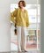 【CLASSY.6月号掲載/洗える】リネンレーヨンストレッチ ワイドパンツ