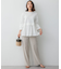 【CLASSY.6月号掲載/洗える】リネンレーヨンストレッチ ワイドパンツ
