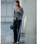 【洗える】リネンレーヨンストレッチ ドロスト パンツ
