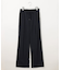 【洗える】リネンレーヨンストレッチ ドロスト パンツ
