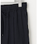【洗える】リネンレーヨンストレッチ ドロスト パンツ