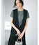 【CLASSY.6月号掲載/洗える】リネンレーヨンストレッチ ジレ