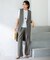 【CLASSY.6月号掲載/洗える】リネンレーヨンストレッチ ジレ