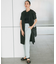 【CLASSY.6月号掲載/洗える】リネンレーヨンストレッチ ジレ