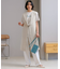 【CLASSY.6月号掲載/洗える】リネンレーヨンストレッチ ジレ