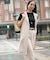 【CLASSY.6月号掲載/洗える】リネンレーヨンストレッチ ジレ